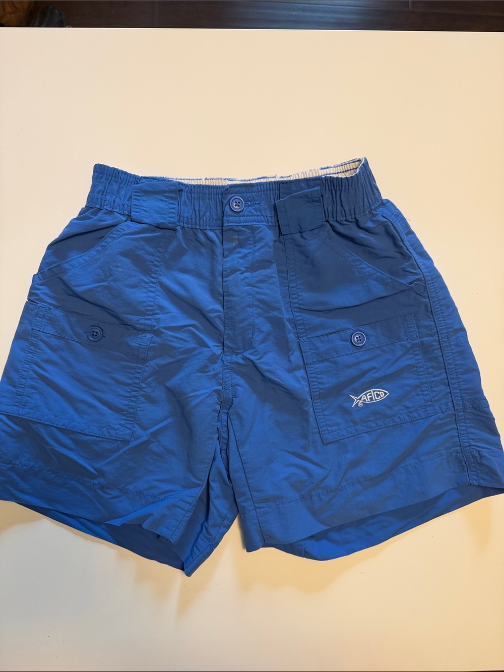 AFTCO Shorts bright blue color